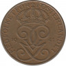 Аверс. Монета. Швеция. 5 эре 1941 год.