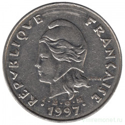 Монета. Новая Каледония. 50 франков 1997 год.