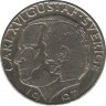 Монета. Швеция. 1 крона 1997 год. ав.