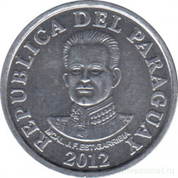 Монета. Парагвай. 50 гуарани 2012 год.