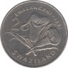 Монета. Свазиленд. 2 эмалангени 1981 год. Бриллиантовый юбилей короля Собузы II. Медно-никелевый сплав. рев.