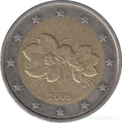 Монета. Финляндия. 2 евро 2006 год. Старый тип.