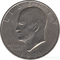 Монета. США. 1 доллар 1971 год. Монетный двор D.