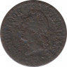 Монета. Франция. 1 сантим 1848 год. А. рев.