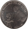 Монета. Норвегия. 20 крон 2019 год. 150 лет со дня рождения Густава Вигеланда. ав.