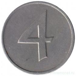 Жетон торговый. Россия. Для прачечных "4". 