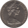 Монета. Острова Кука. 1 доллар 1974 год. ав.