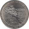 Монета. США. 5 центов 2005 год. 200 лет экспедиции Льюиса и кларка - Выход к океану. Монетный двор D. ав.
