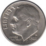 Монета. США. 10 центов 1988 год. Монетный двор D. ав.