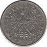 Монета. Польша. 50 грошей 2010 год. ав.