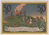 Бона. Нотгельд. Германия. Город Нойштеттин (Щециник). 50 пфеннигов 1921 год. Вариант 968.2.3. рев.
