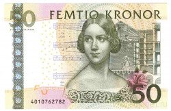 Банкнота. Швеция. 50 крон 2004 год. Тип 64а.