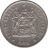 Монета. Южно-Африканская республика (ЮАР). 5 центов 1973 год. ав.