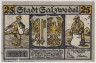 Бона. Нотгельд. Германия. Город Зальцведель. 25 пфеннигов 1921 год. Вариант 1162.1.а.3. ав.