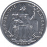 Монета. Новая Каледония. 1 франк 1994 год. ав.