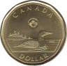 Монета. Канада. 1 доллар 2020 год. рев.