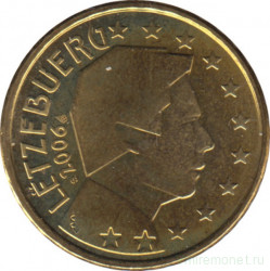 Монета. Люксембург. 10 центов 2006 год.