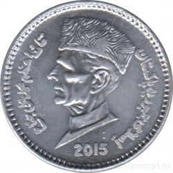 Монета. Пакистан. 1 рупия 2015 год.
