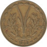 Монета. Западная Африка (ВСЕАО). 10 франков 1968 год. ав.