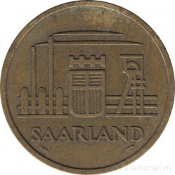 Монета. Саар. 50 франков 1954 год.