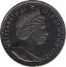 Монета. Великобритания. Остров Мэн. 1 крона 2002 год. Замок Мэй. рев.