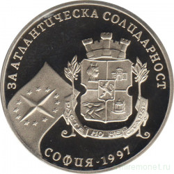 Монета. Болгария. 500 левов 1997 год. 43 Генеральная Ассамблея НАТО, София 1997.
