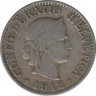 Монета. Швейцария. 10 раппенов 1912 год. ав.