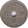 Монета. Норвегия. 1 крона 1947 год. ав.