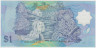 Банкнота. Бруней. 1 доллар (ринггит) 1996 год. Тип А. рев.