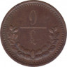 Монета. Монголия. 1 мунгу 1925 год. рев.