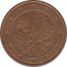 Монета. Германия. 5 центов 2012 год (D). ав.