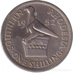 Монета. Южная Родезия. 1 шиллинг 1952 год.