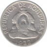 Монета. Гондурас. 20 сентаво 1932 год. ав.