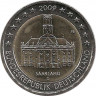 Аверс. Монета. Германия. 2 евро 2009 год. Саар (D).