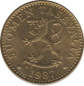 Монета. Финляндия. 20 пенни 1987 год ( M ). ав.