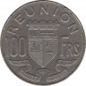 Монета. Реюньон. 100 франков 1964 год. рев.