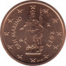 Монета. Сан-Марино. 2 цента 2013 год. ав.