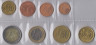 Монеты. Греция. Набор евро 8 монет 2002 год. 1, 2, 5, 10, 20, 50 центов, 1, 2 евро. рев.