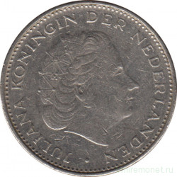 Монета. Нидерланды. 2,5 гульдена 1980 год.