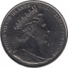 Монета. Великобритания. Британские Виргинские острова. 1 доллар 2005 год. 60 лет Дню победы в Европе. рев.
