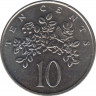 Монета. Ямайка. 10 центов 1986 год. рев.