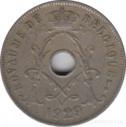 Монета. Бельгия. 25 сантимов 1929 год. BELGIQUE.