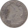 Монета. США. 1 доллар 1879 год. ав.