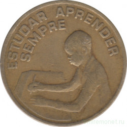 Монета. Кабо-Верде. 1 эскудо 1977 год.