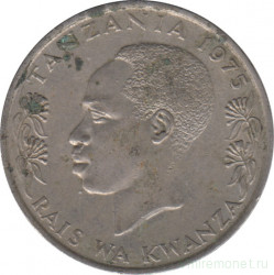 Монета. Танзания. 1 шиллинг 1975 год.