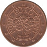 Монета. Австрия. 5 центов 2012 год. ав.
