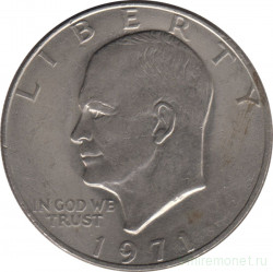 Монета. США. 1 доллар 1971 год.