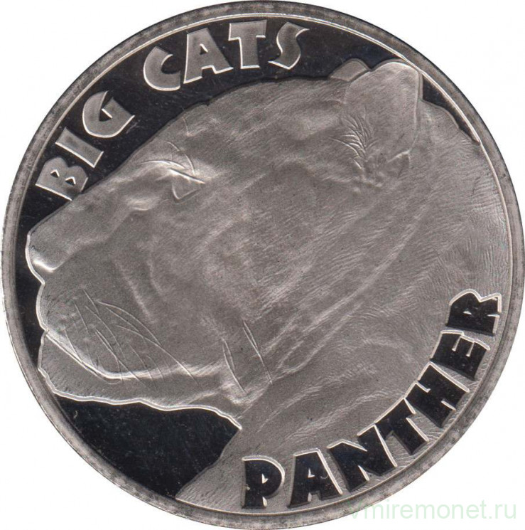 Монета. Сьерра-Леоне. 1 доллар 2020 год. Большие кошки. Пантера.