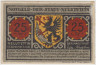 Бона. Нотгельд. Германия. Город Нойштеттин (Щециник). 25 пфеннигов 1921 год. Вариант 968.1.1. ав.