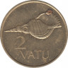 Монета. Вануату. 2 вату 1990 год. рев.
